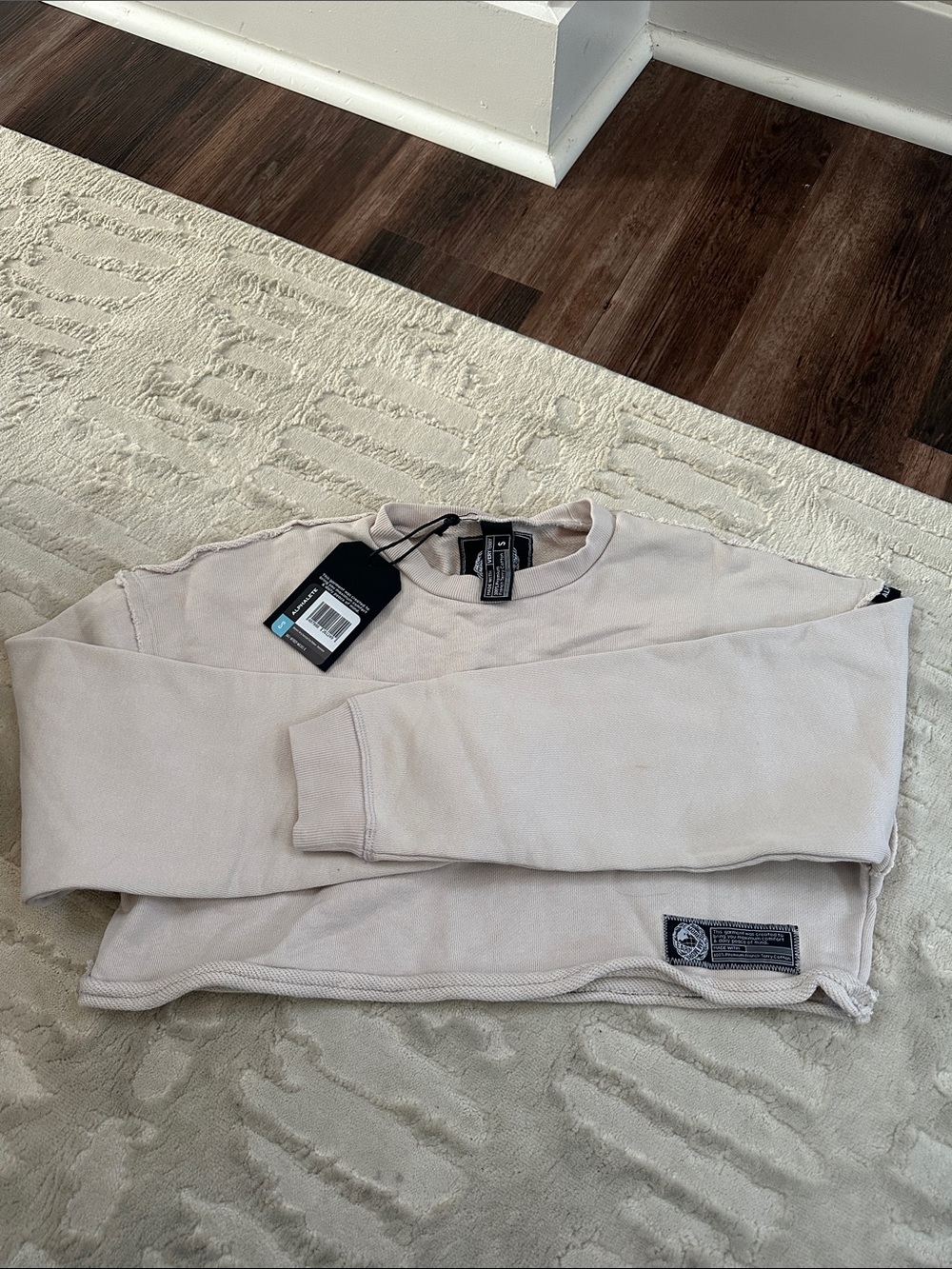 Women’s heavy weight Crewneck Sweatshirt - Light Beige